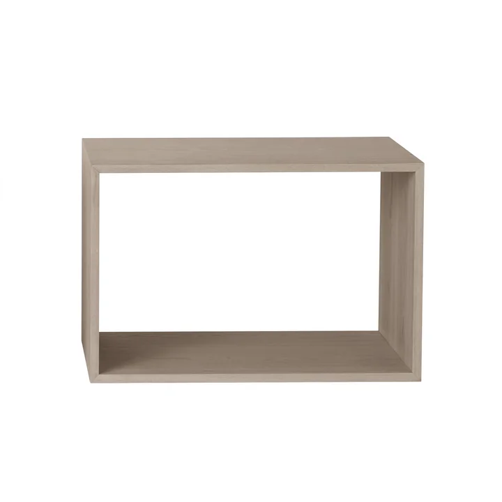 Muuto - Stacked Regalmodul 2.0 ohne Rückwand, large / Eiche