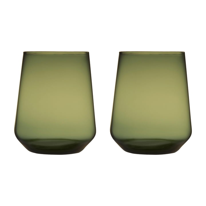 Das Iittala - Essence Wasserglas 35 cl, moosgrün