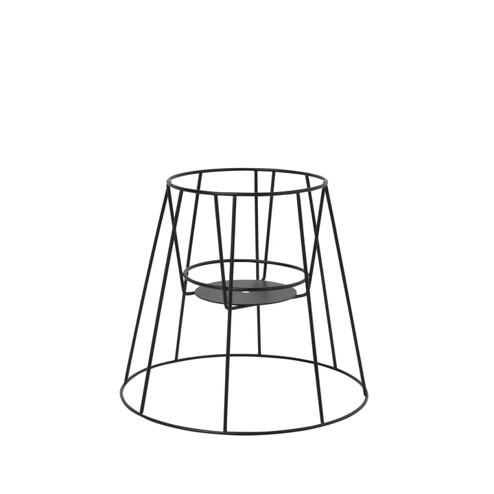 Der OK Design - Cibele Blumentopfständer H 30 cm, schwarz