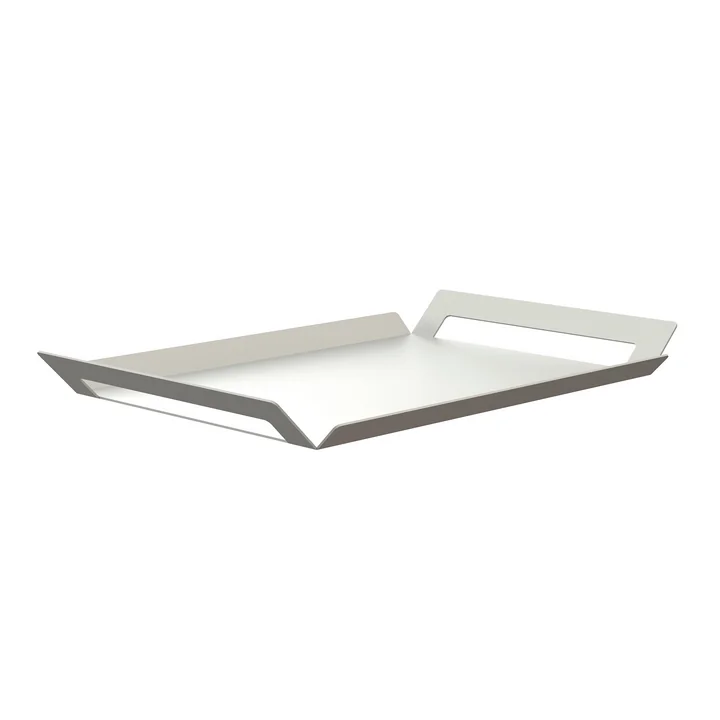 Serviertablett in weiss von Frost