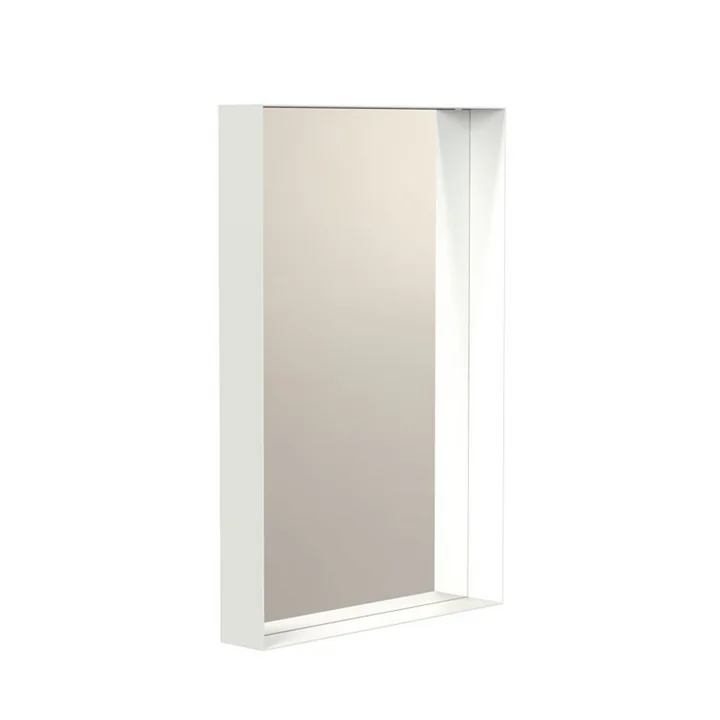 Unu Wandspiegel 4133 mit Rahmen, 40 x 60 cm in weiss von Frost