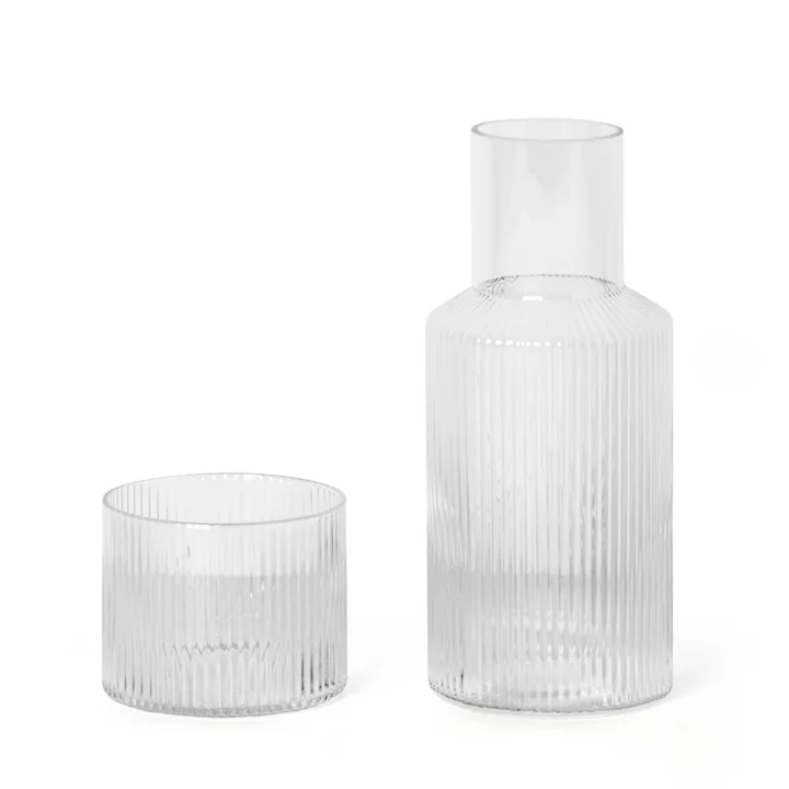 Ripple Karaffen-Set von Ferm Living in klein