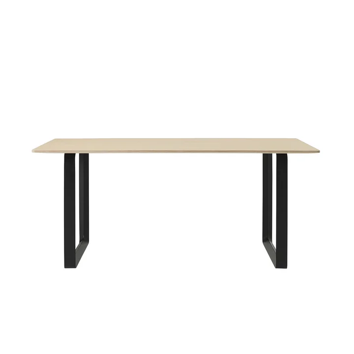 70/70 Esstisch 170 x 85 cm von Muuto in Eiche / schwarz