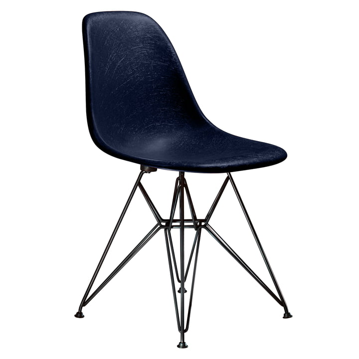 Eames Fiberglass Side Chair DSR von Vitra - basic dark / Eames navy blue