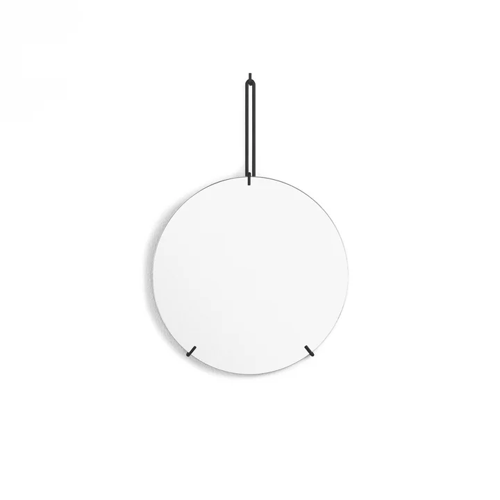 Wandspiegel Ø 30 cm von Moebe in schwarz