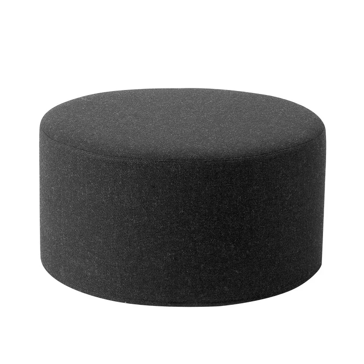Drum Hocker / Beistelltisch gross Ø 60 x H 30 cm von Softline in Vision dunkelgrau (439)
