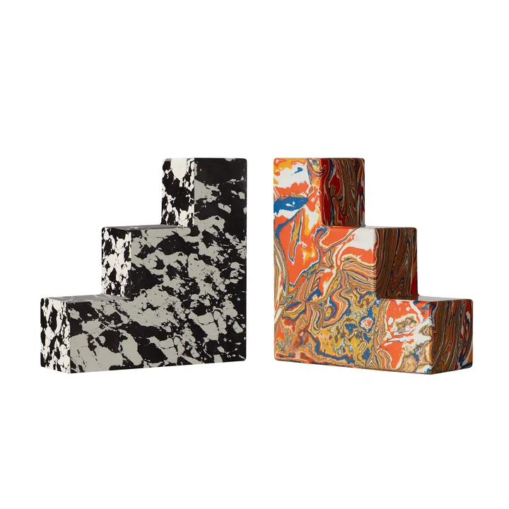 Swirl Stepped Buchstützen in multi von Tom Dixon
