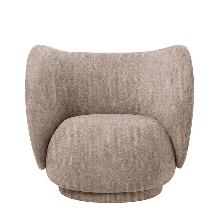Rico Lounge Chair, Bouclé sand von Ferm Living