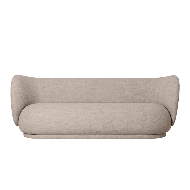 Rico 3-Sitzer Sofa in Bouclé sand von Ferm Living