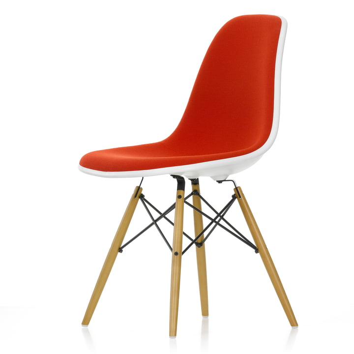 Eames Plastic Side Chair DSW (Vollpolster) von Vitra ...
