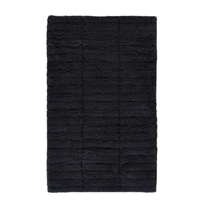 Soft Tiles Badezimmermatte, 80 x 50 cm in schwarz von Zone Denmark