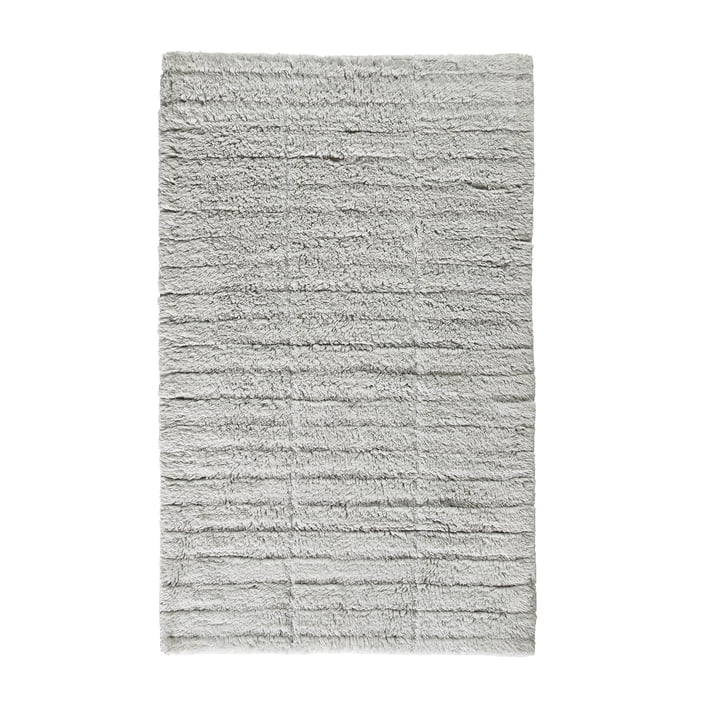 Soft Tiles Badezimmermatte, 80 x 50 cm in pure grey von Zone Denmark