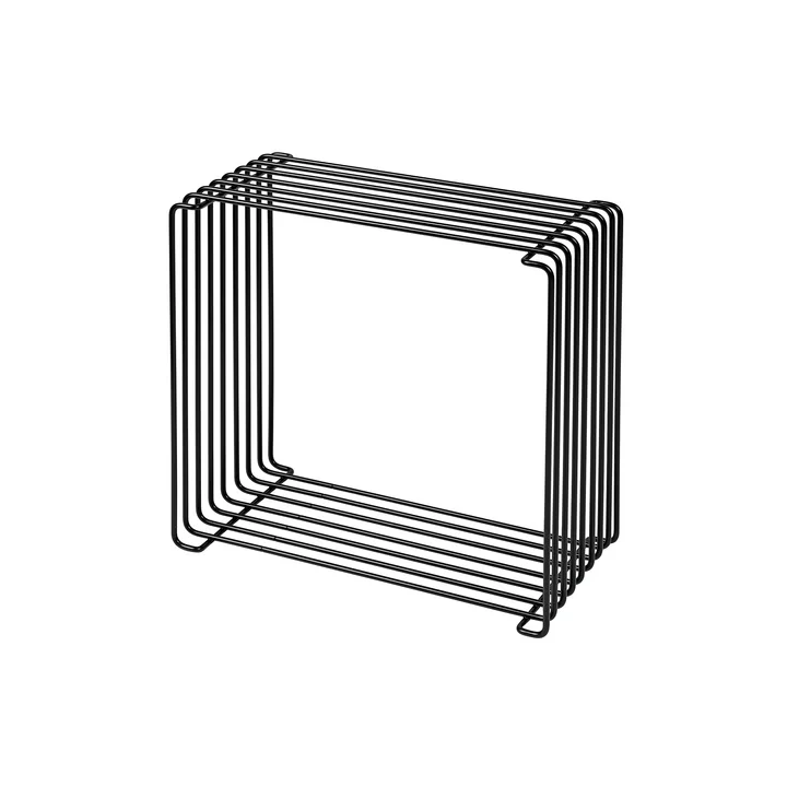 Panton Wire Regal 18,8 cm von Montana in schwarz