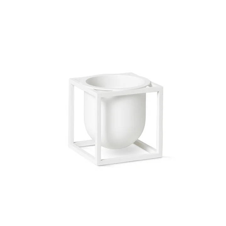 Kubus Flowerpot 10 von Audo in weiss