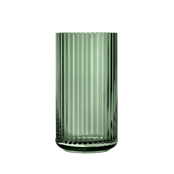 Glasvase H 20 cm von Lyngby Porcelæn in grün