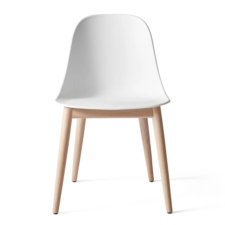 Harbour Dining Side Chair in Eiche natur / weiss von Audo