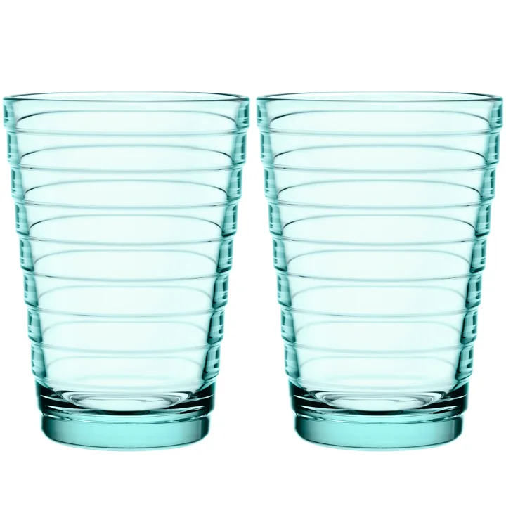 Aino Aalto Longdrinkglas 33 cl von Iittala in wassergrün (2er-Set)