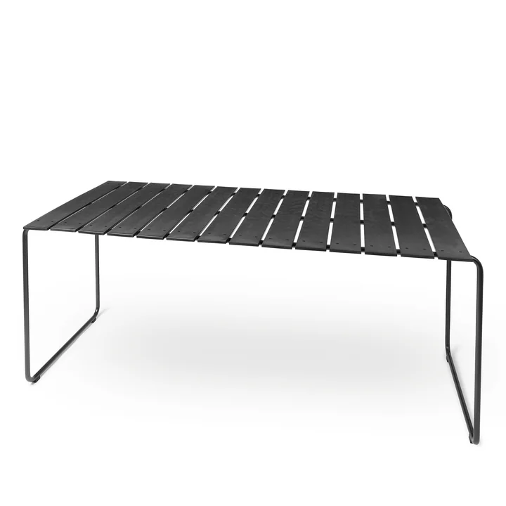 Ocean Tisch 140 x 70 cm von Mater in schwarz