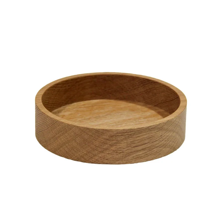 Wood Box Circle Ø 11 x H 3 cm von Lind DNA in Eiche natur