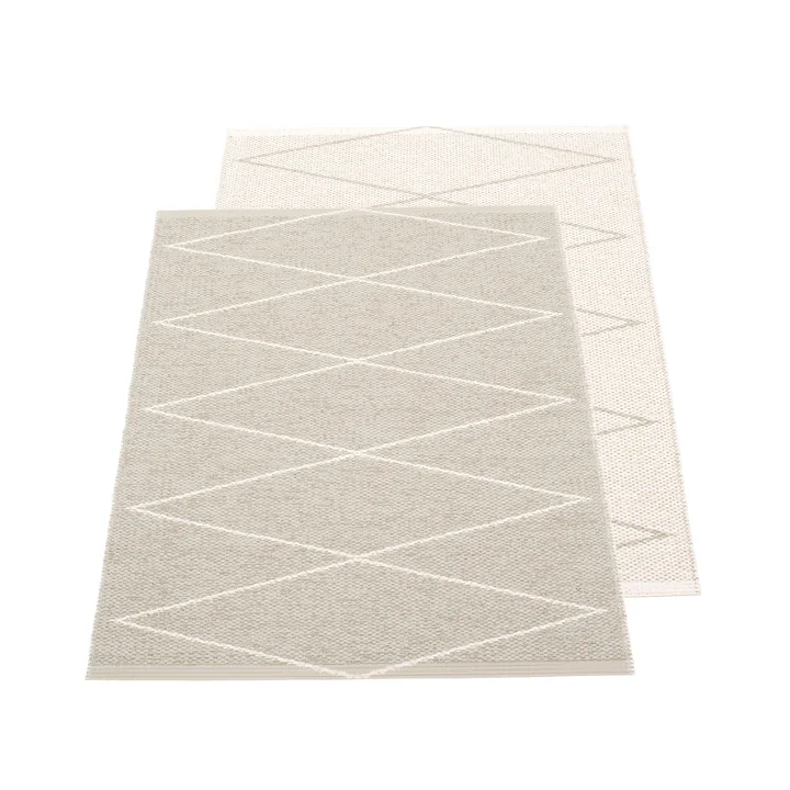 Max Wendeteppich, 70 x 100 cm in linen / vanilla von Pappelina