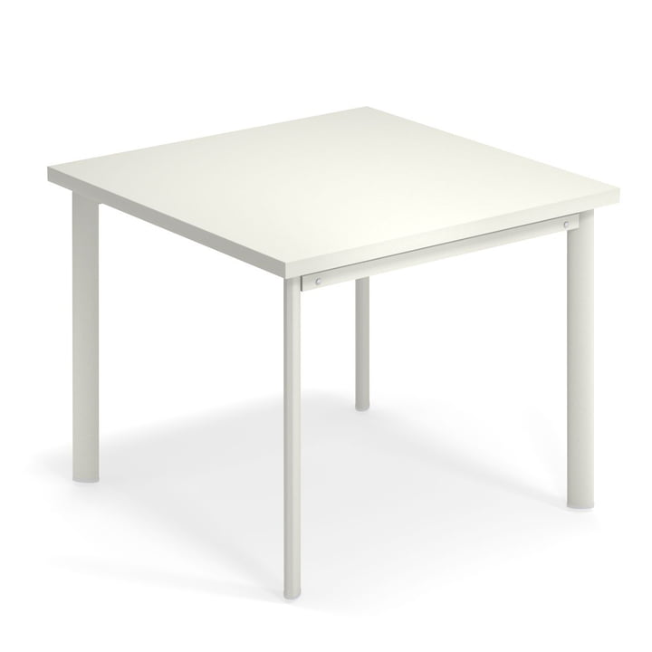 Star Tisch H 75 cm, 90 x 90 cm in weiss von Emu