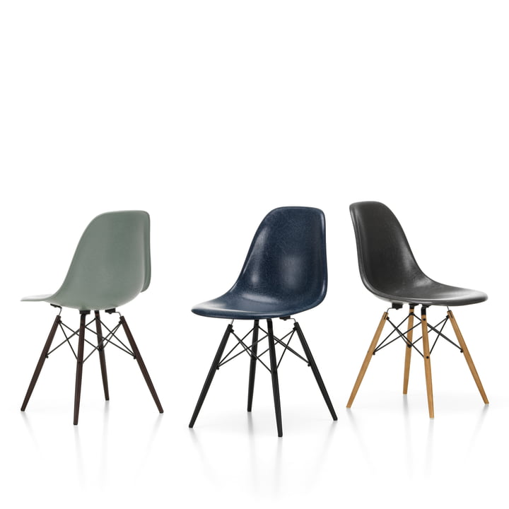 Eames Fiberglass Side Chair DSW von Vitra