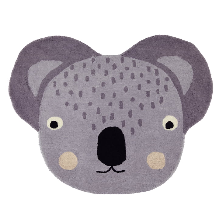 Kinderteppich 100 x 85 cm Koala von OYOY