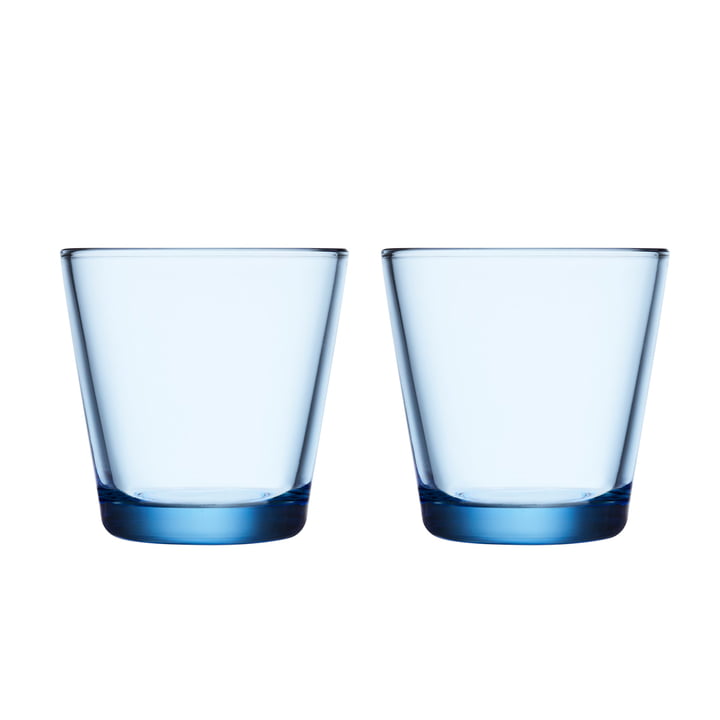 Kartio Trinkglas 21 cl (2er-Set) von Iittala in aqua