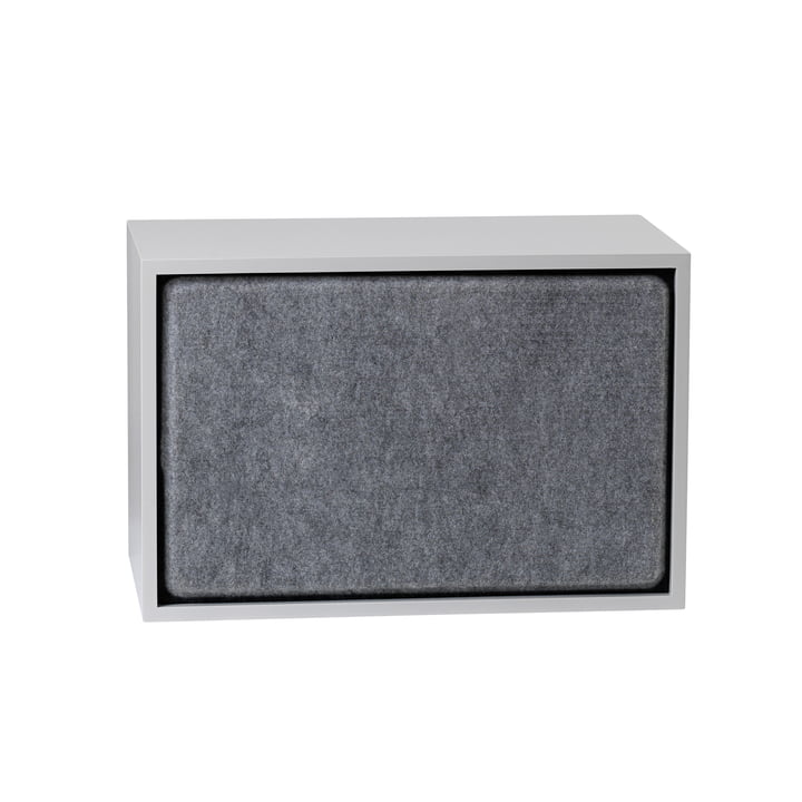 Stacked Acoustic Panel, large in grey melange von Muuto