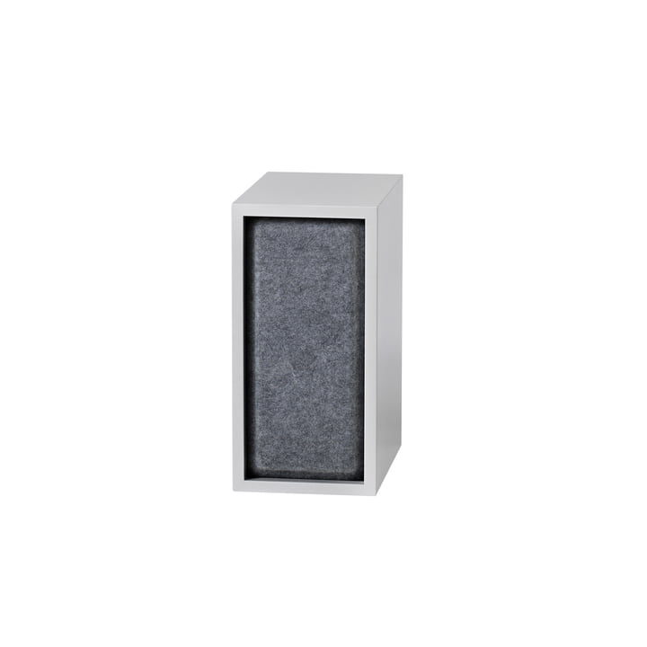 Stacked Acoustic Panel, small in grey melange von Muuto
