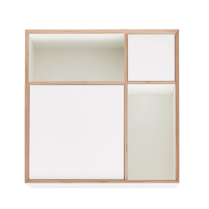 Vertiko Ply Sideboard One von Müller Small Living in CPL reinweiss (RAL 9010)