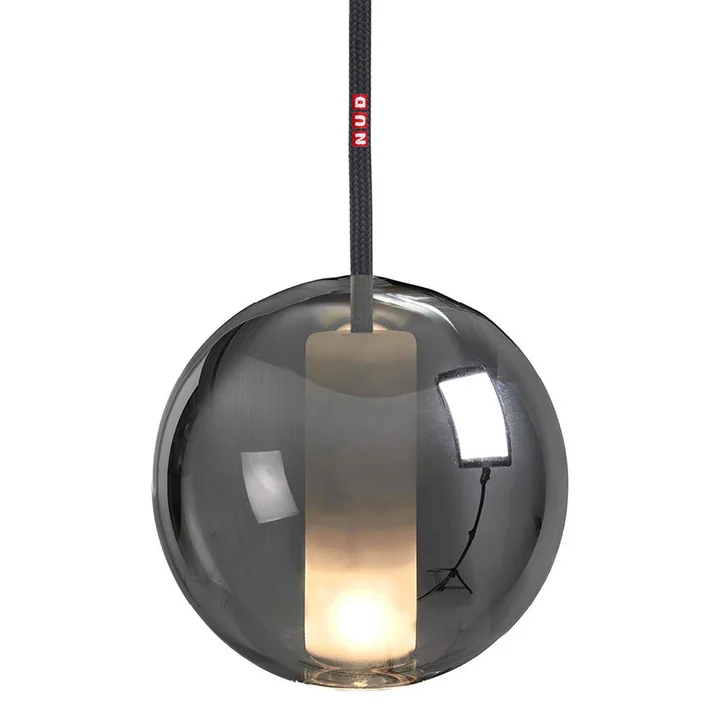 Moon Pendelleuchte 150 von NUD Collection in space / Asphalt (TT-061)