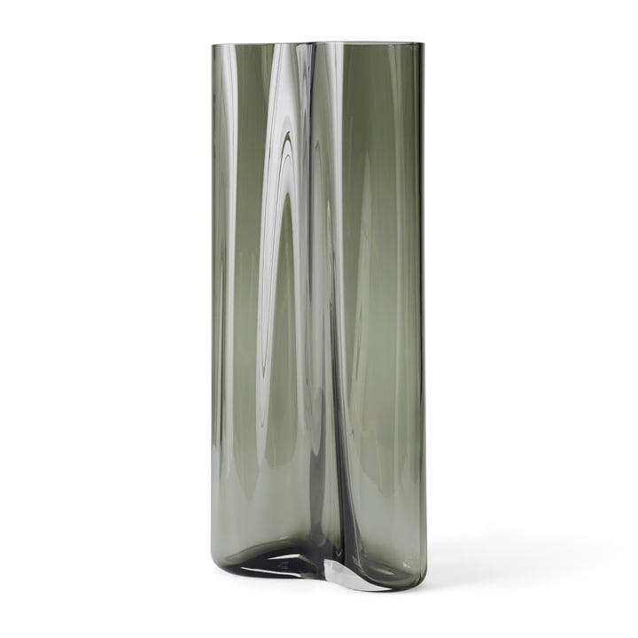 Aer Vase H 49 cm, smoke von Audo