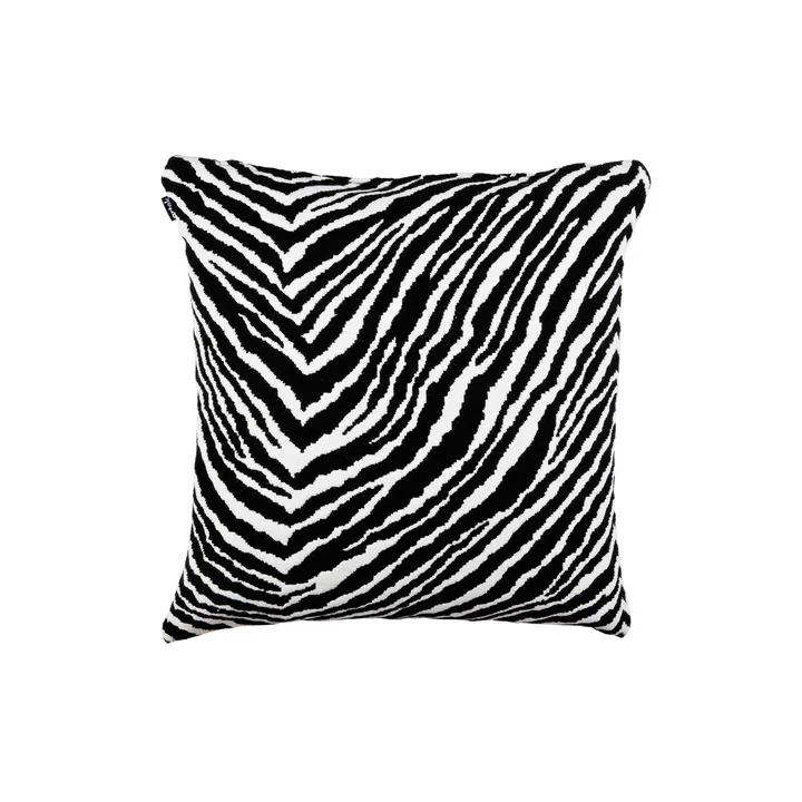 Zebra Kissenbezug 40 x 40 cm von Artek in schwarz / weiss