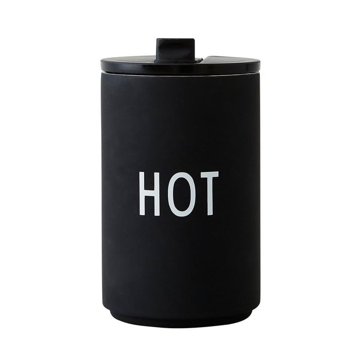 Thermo Cup 0.35 l Hot von Design Letters in schwarz