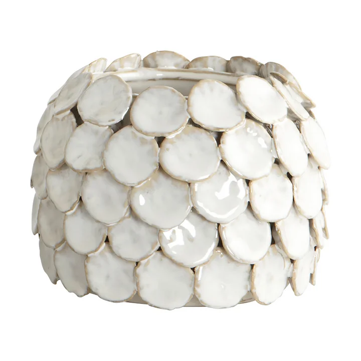 Dot Vase H 10 cm von House Doctor in weiss