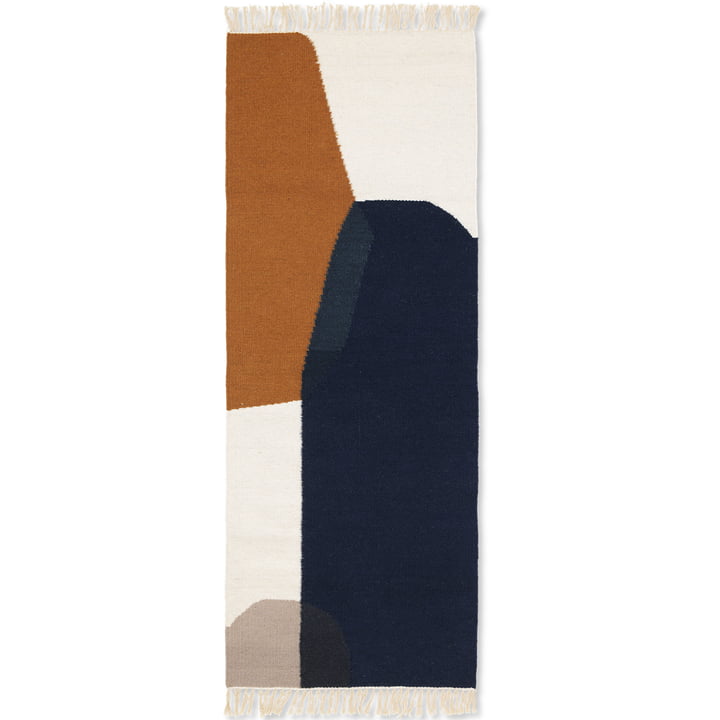 ferm Living - Kelim Mat, Merge, 70 x 180 cm