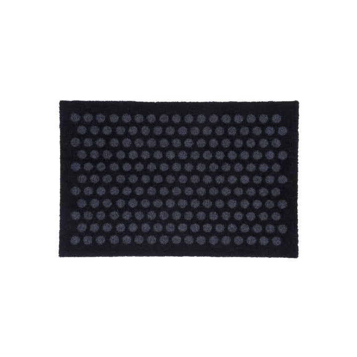 Dot Fussmatte 40 x 60 cm von tica copenhagen in schwarz / grau