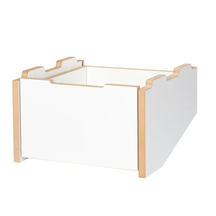 cargo Rollcontainer Grundmodul Unterteil von Tojo in weiss
