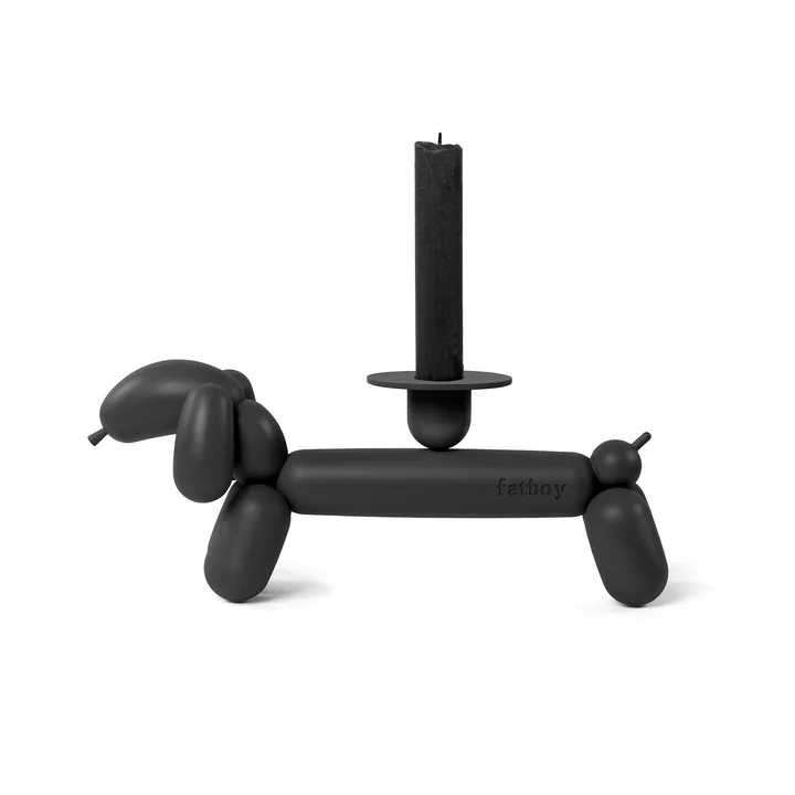 can-dog Kerzenständer von Fatboy in anthrazit