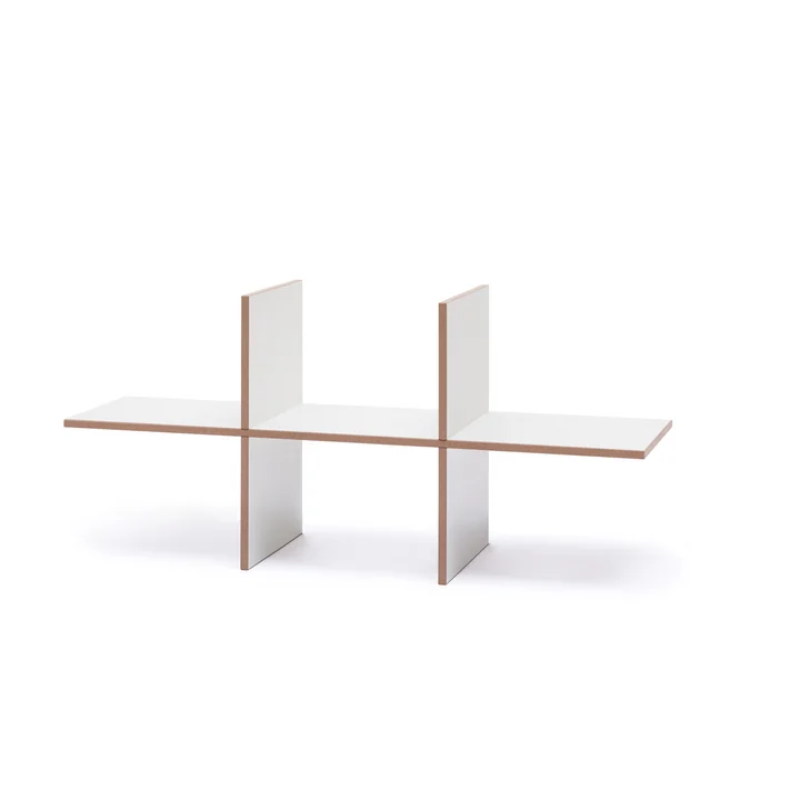 Tojo - Einsatz für hochstapler Regal einfach, weiss	