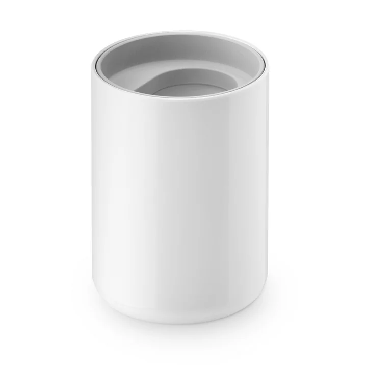 Lunar Zahnputzbecher von Authentics in weiss / grau