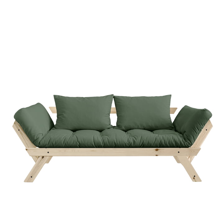 Bebop Sofa von Karup Design in Kiefer natur / olivgrün