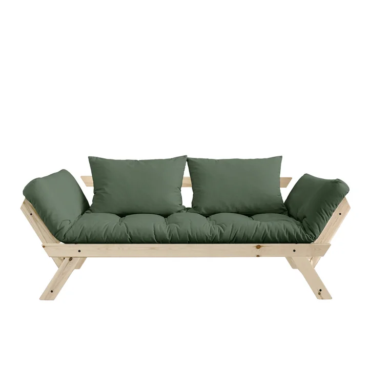 Bebop Sofa von Karup in Kiefer natur / olivgrün