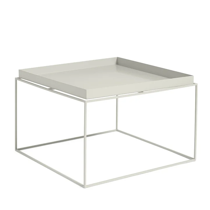  Tray Table quadratisch, 60 x 60 cm, warm grey von HAY