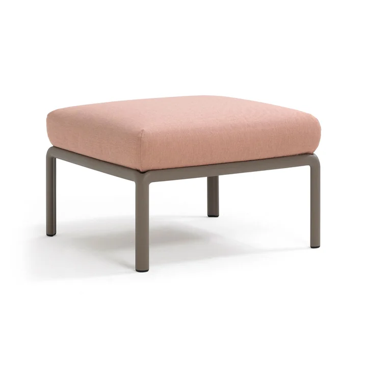 Komodo Pouf, tortora / rosa quarzo von Nardi
