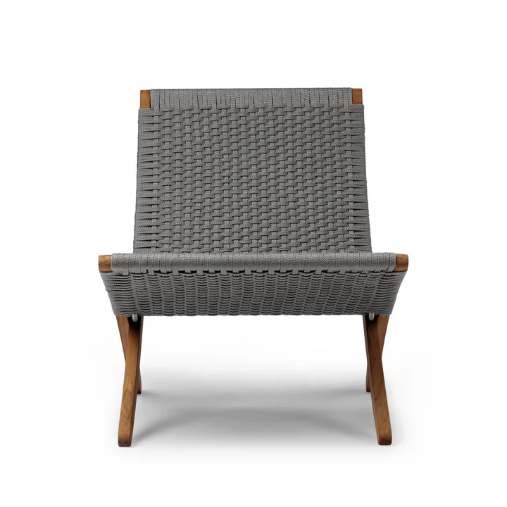 MG501 Cuba Chair Outdoor von Carl Hansen in Teak geölt / anthrazit