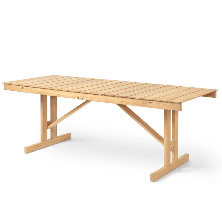 BM1771 Tisch 78 x 194.5 cm von Carl Hansen in Teak unbehandelt