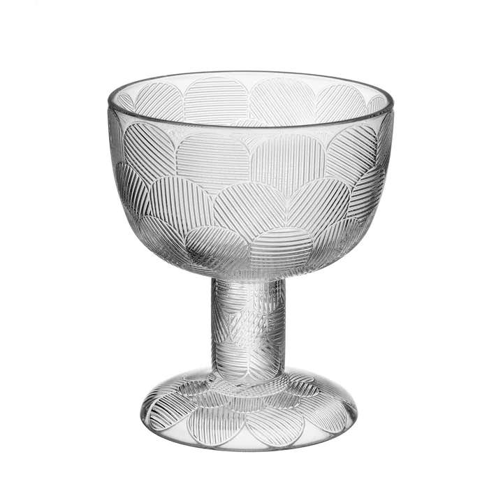 Miranda Schale auf Fuss 145 mm von Iittala in klar