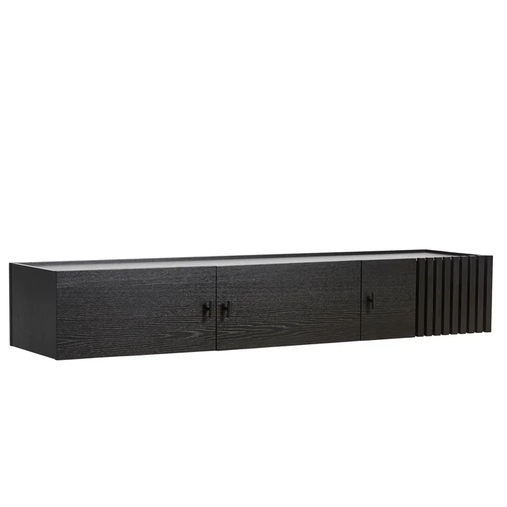 Array Sideboard 150 cm von Woud in schwarz (wandmontiert)
